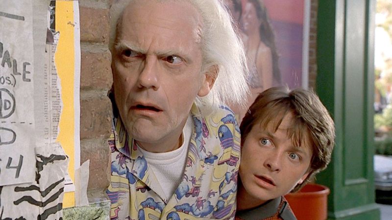 Back to the Future Part II Backdrop Image