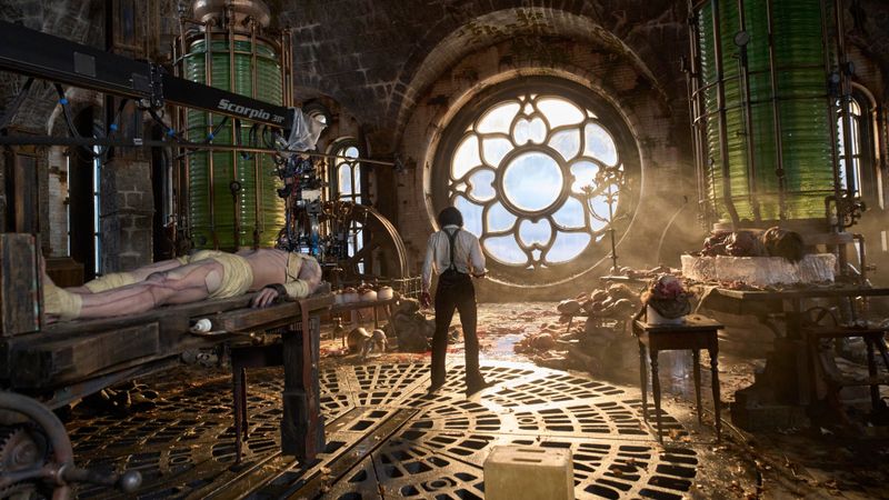Frankenstein Backdrop Image