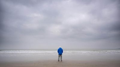 Ocean with David Attenborough Poster Landscape Image