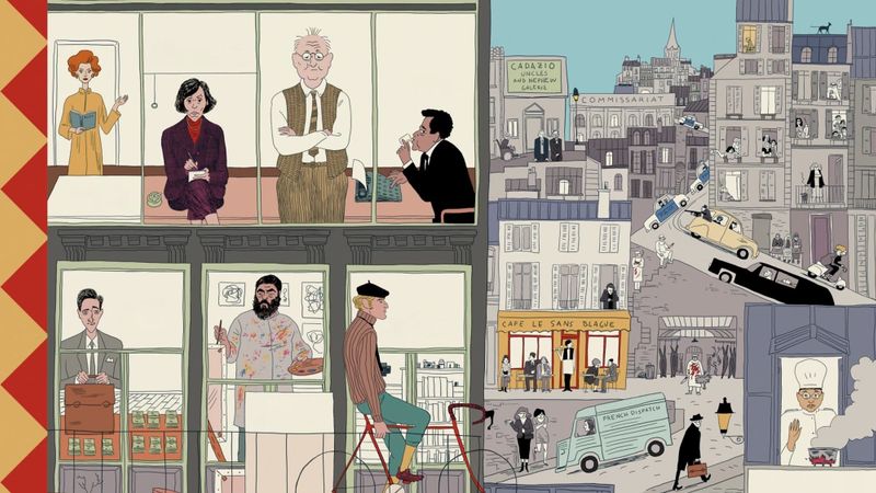 The French Dispatch Poster Landscape Image