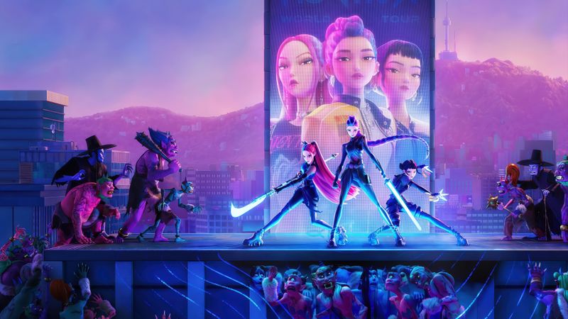 KPop Demon Hunters Poster Landscape Image