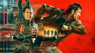 The Running Man Poster Landscape Image