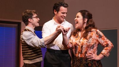 Merrily We Roll Along Poster Landscape Image